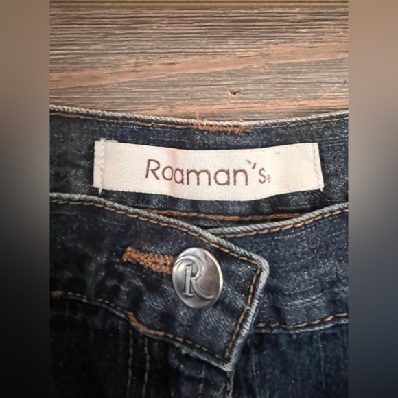 ROAMAN'S FALL DENIM A-LINE SKIRT 16W - Picture 2 of 9